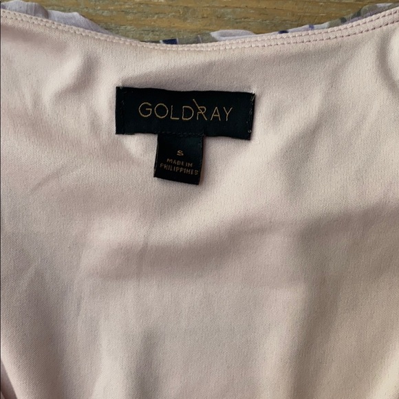 Beautiful Goldray floral wrap blouse - Picture 5 of 7